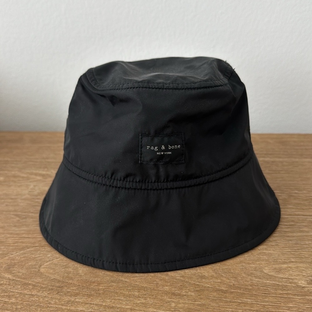 NWT Rag & Bone Addison Black Bucket Hat S/M